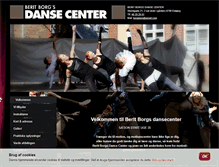 Tablet Screenshot of beritborgsdansecenter.dk